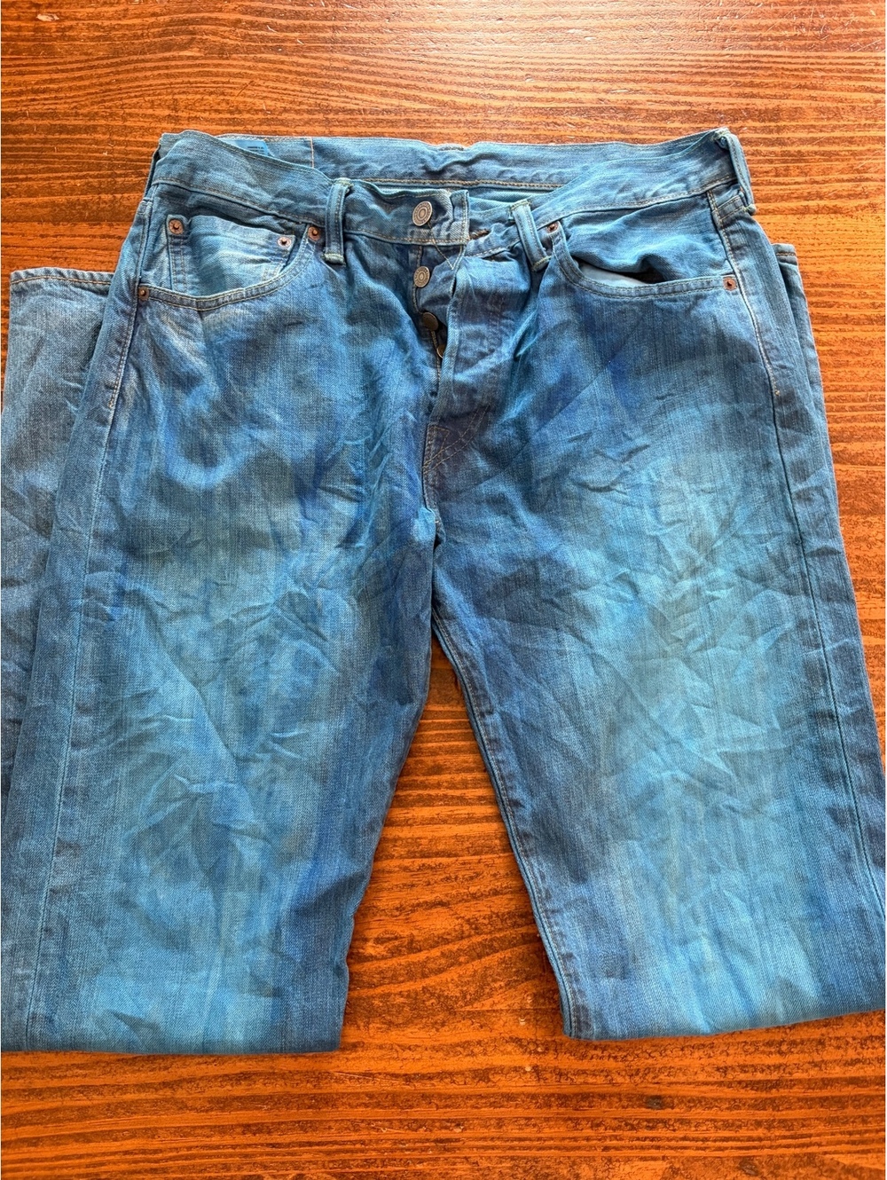 Levi's 501 Classic Fit Blue Denim Jeans W32 L34